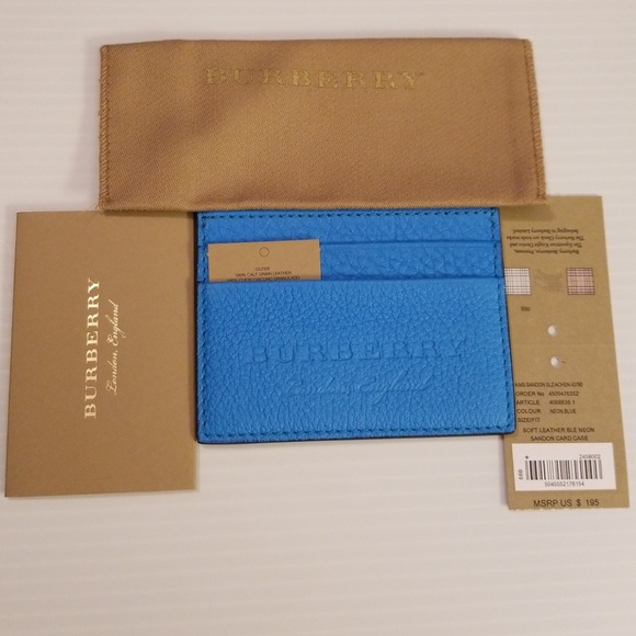Burberry Other - Burberry Sandon Leather Card Case